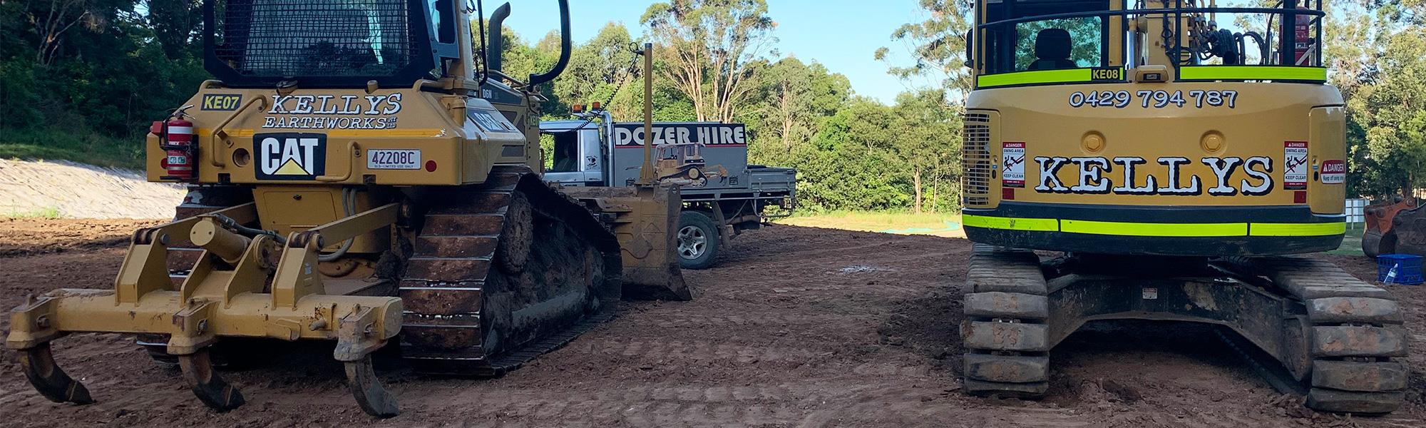  Kelly's Earthworks and excavations bull dozer