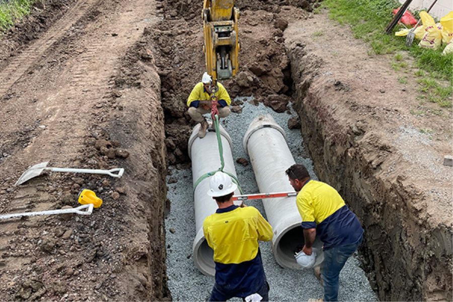 Pipeline and trenching